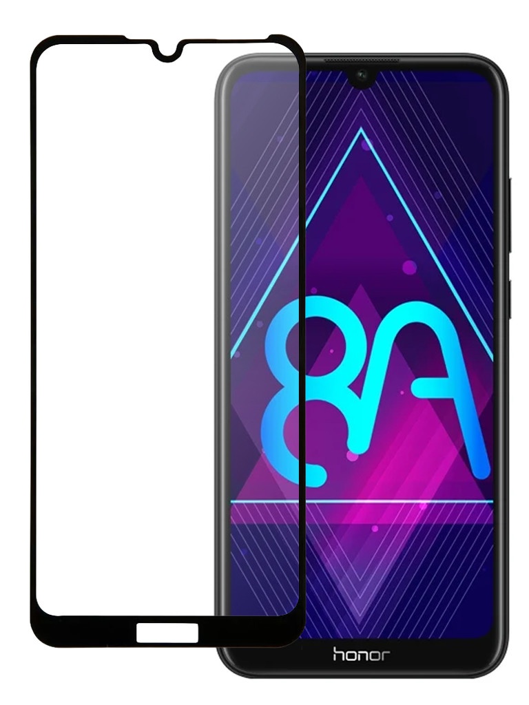 фото Защитное стекло pero для honor 8a full screen cover full glue black pgfg-h8a