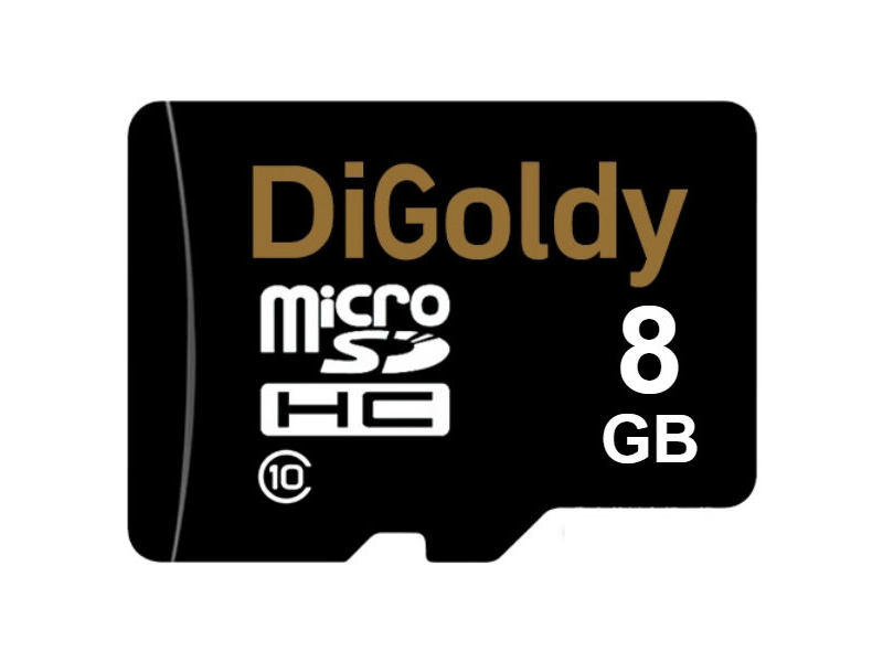 фото Карта памяти 8gb - digoldy micro secure digital hc class 10 dg008gcsdhc10 / 1130013