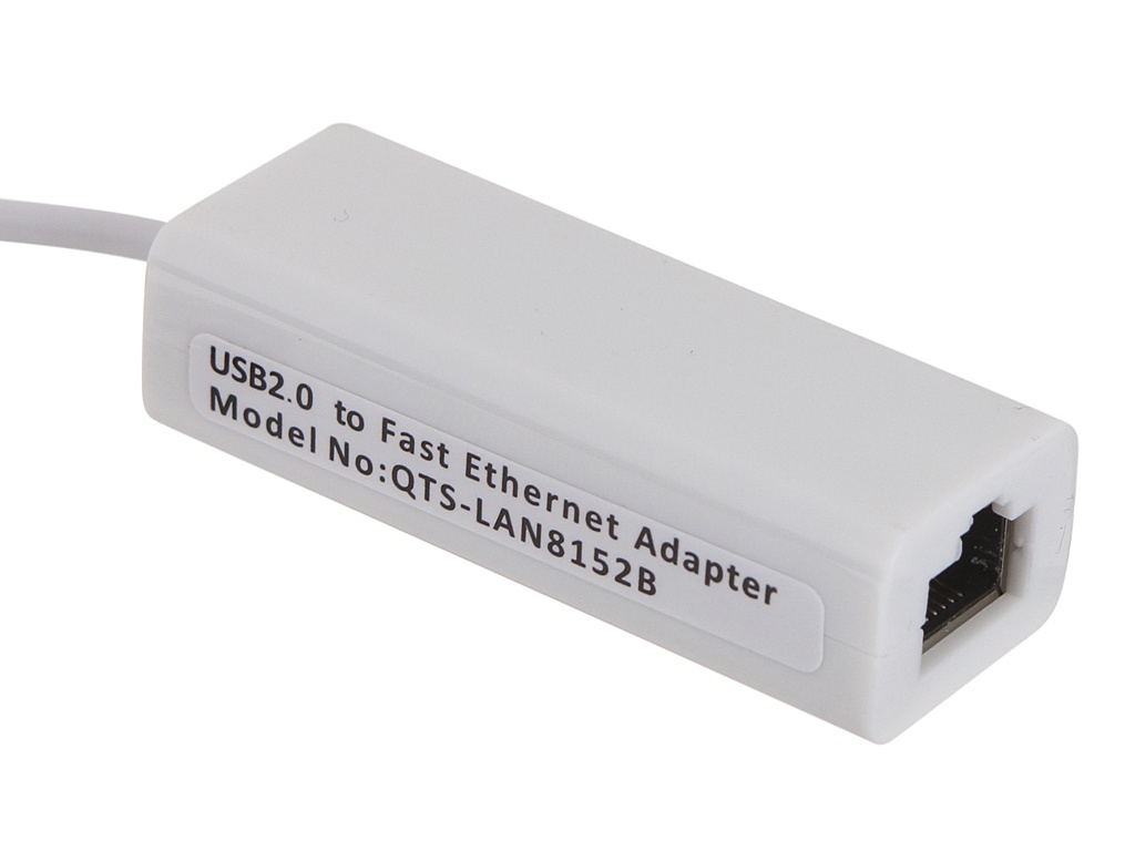 

Сетевая карта Selenga USB 2.0-LAN RJ45 100Mb White, USB 2.0-LAN