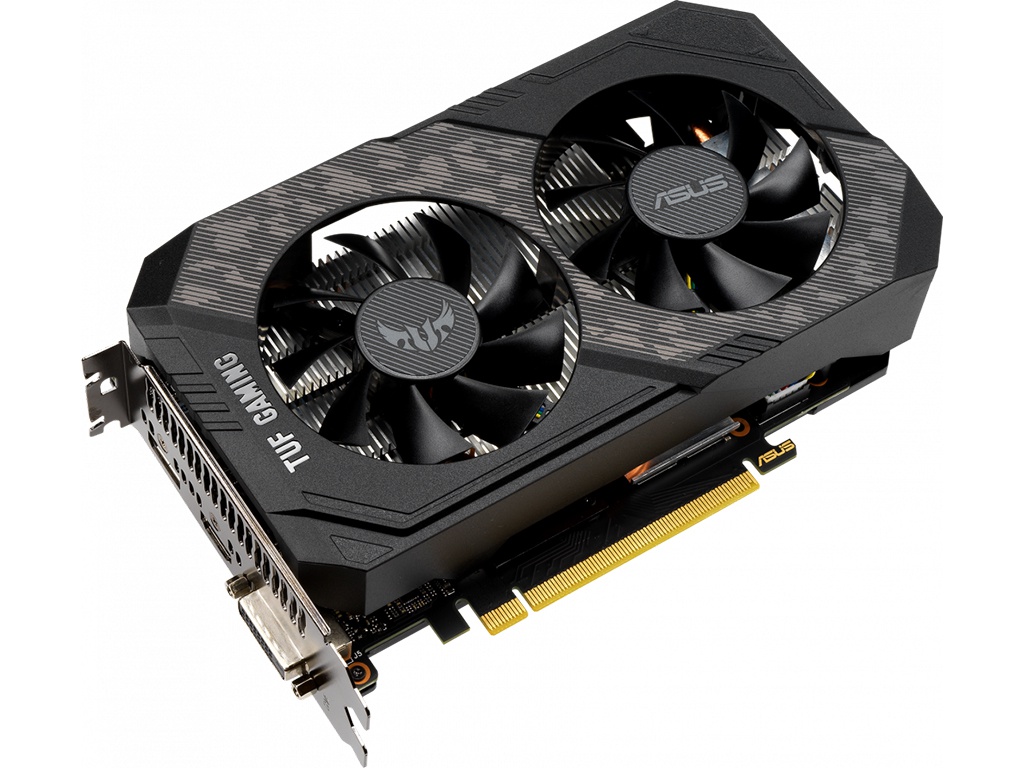 фото Видеокарта asus geforce gtx 1650 tuf gaming 1530mhz pci-e 3.0 4096mb 12002mhz 128 bit dvi dp hdmi tuf-gtx1650s-o4g-gaming