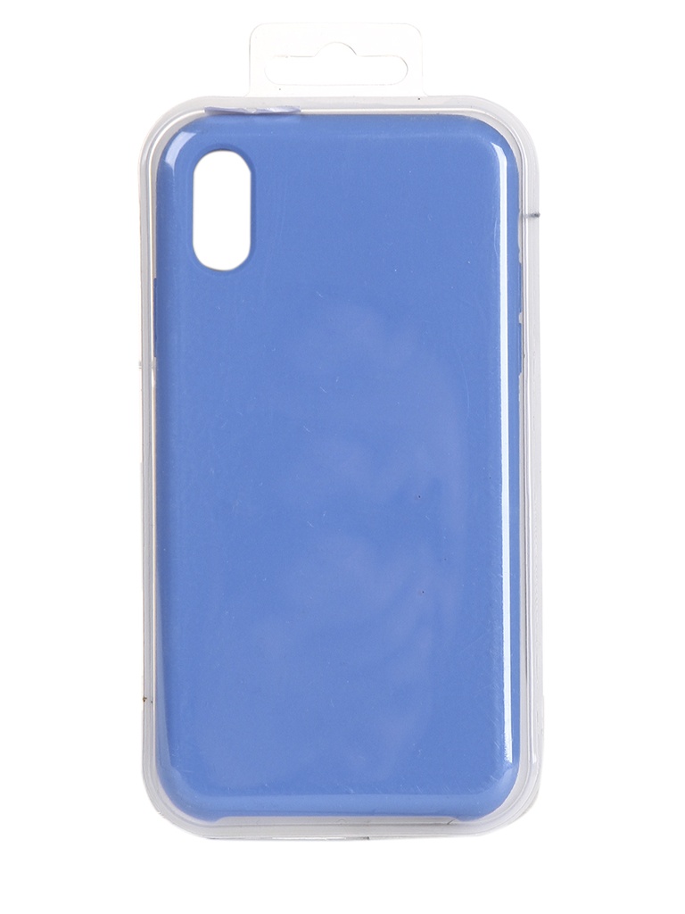 фото Чехол krutoff для apple iphone xr silicone case royal blue 10836