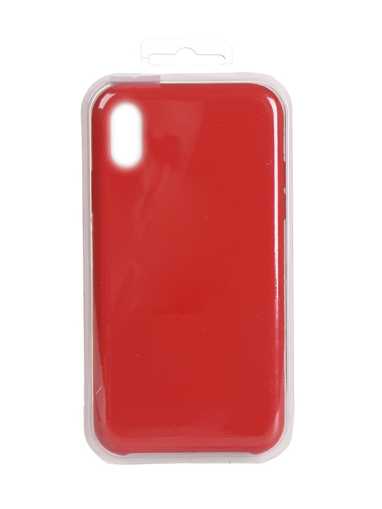 фото Чехол krutoff для apple iphone xr silicone case red 10841