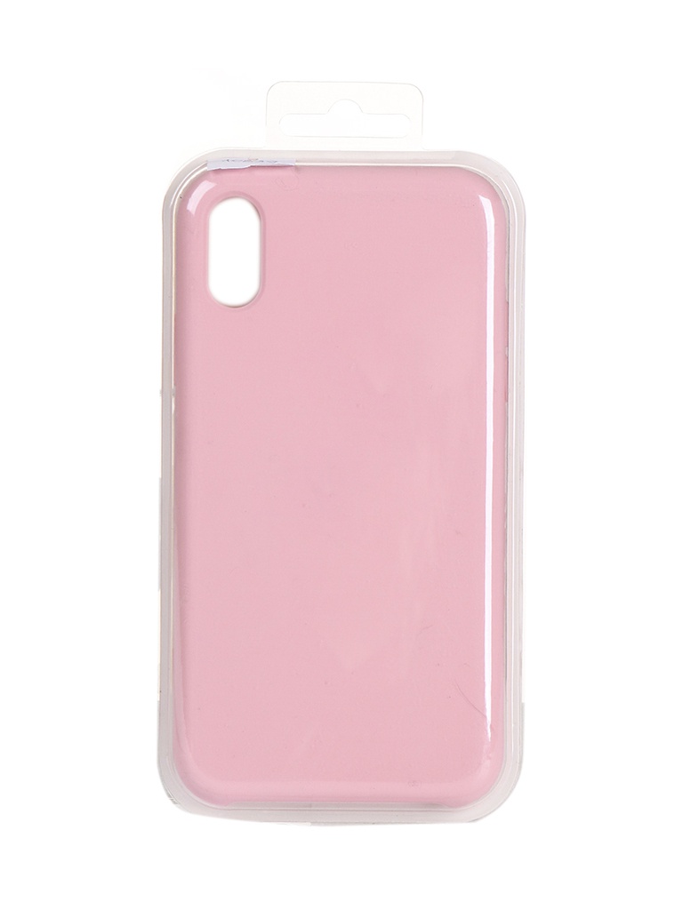 фото Чехол krutoff для apple iphone xr silicone case pink 10839