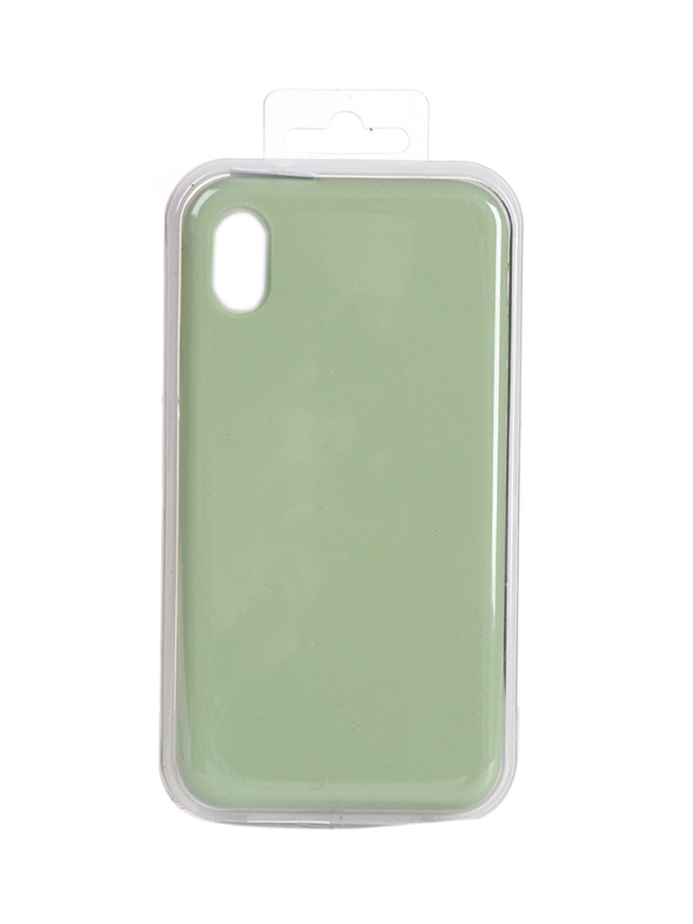 фото Чехол krutoff для apple iphone xr silicone case mint 10835