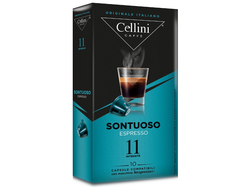 

Капсулы Cellini Nespresso Sontuoso 10шт, Sontuoso