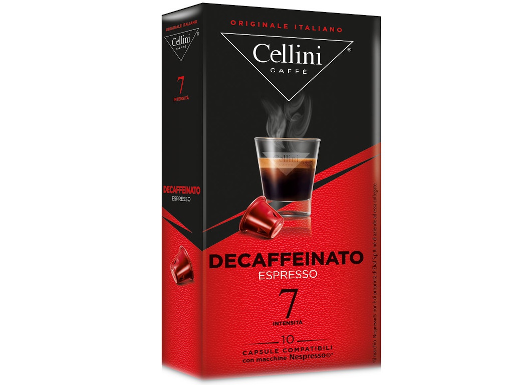 

Капсулы Cellini Nespresso Decaffeinato 10шт, Decaffeinato