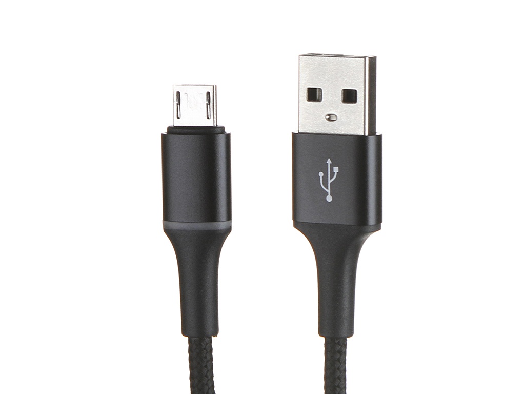 Аксессуар Baseus Halo USB - Micro USB 3A 50cm Black CAMGH-A01