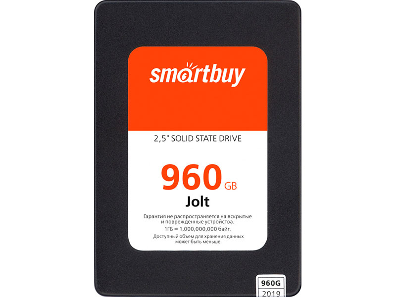 Твердотельный накопитель SmartBuy Jolt 960Gb SB960GB-JLT-25SAT3