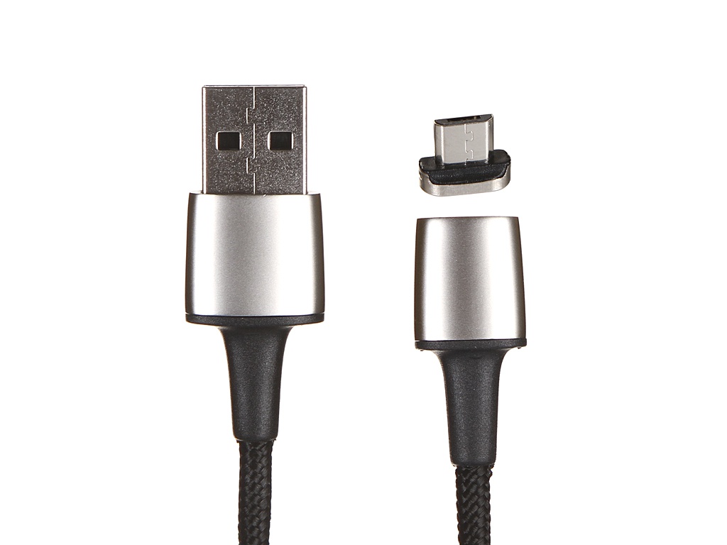 

Аксессуар Baseus Zing Magnetic USB - MicroUSB 2.4A 1m Black CAMXC-A01, CAMXC-A01