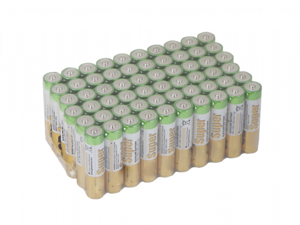 Батарейка AAA - GP Super Alkaline 24A-2CRVS60 (60 штук)