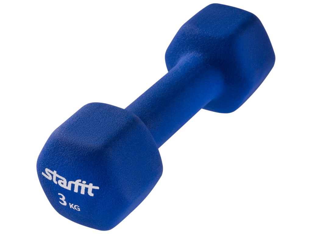

Гантель Starfit DB-201 3kg Blue УТ-00009072, DB-201