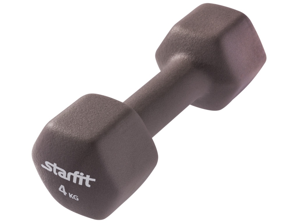 Гантель Starfit DB-201 4kg Grey УТ-00009073