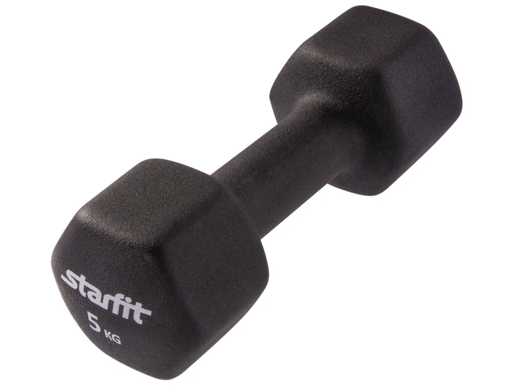 

Гантель Starfit DB-201 5kg Black УТ-00009074, DB-201