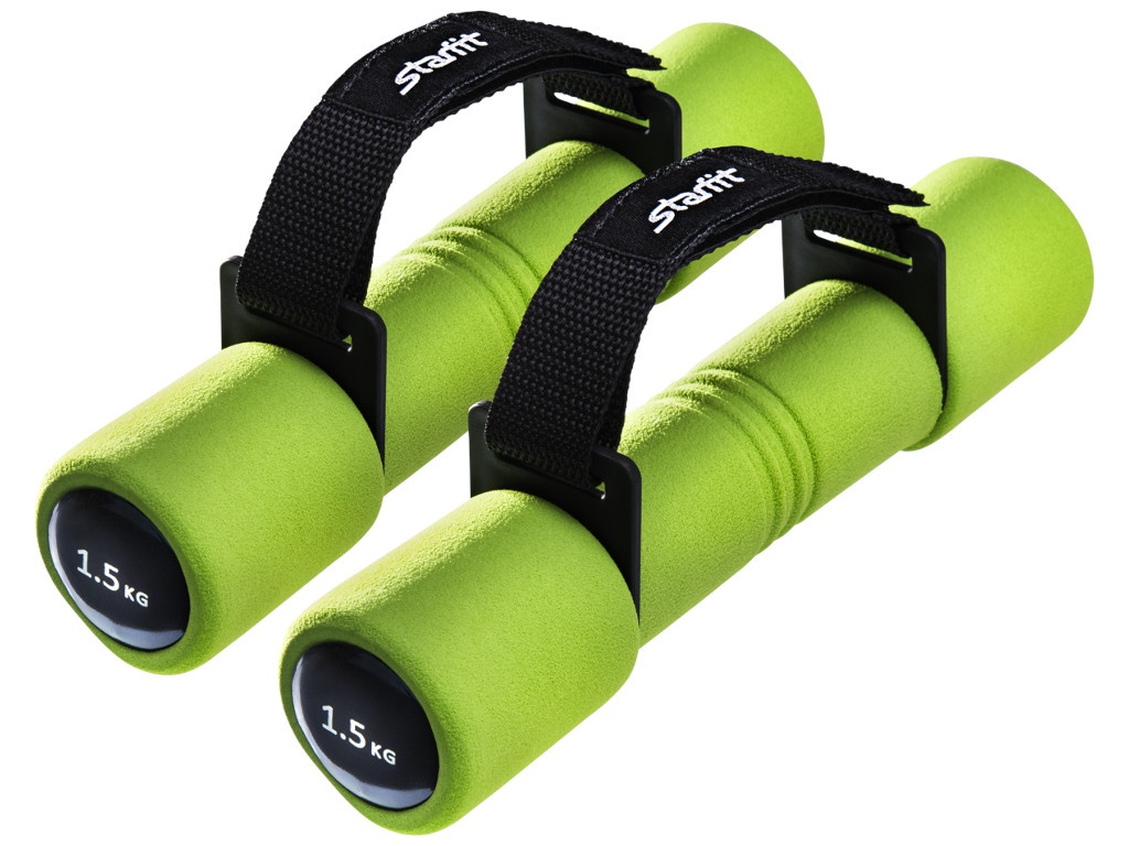 

Гантель Starfit DB-203 1.5kg 2шт Green УТ-00007092, DB-203