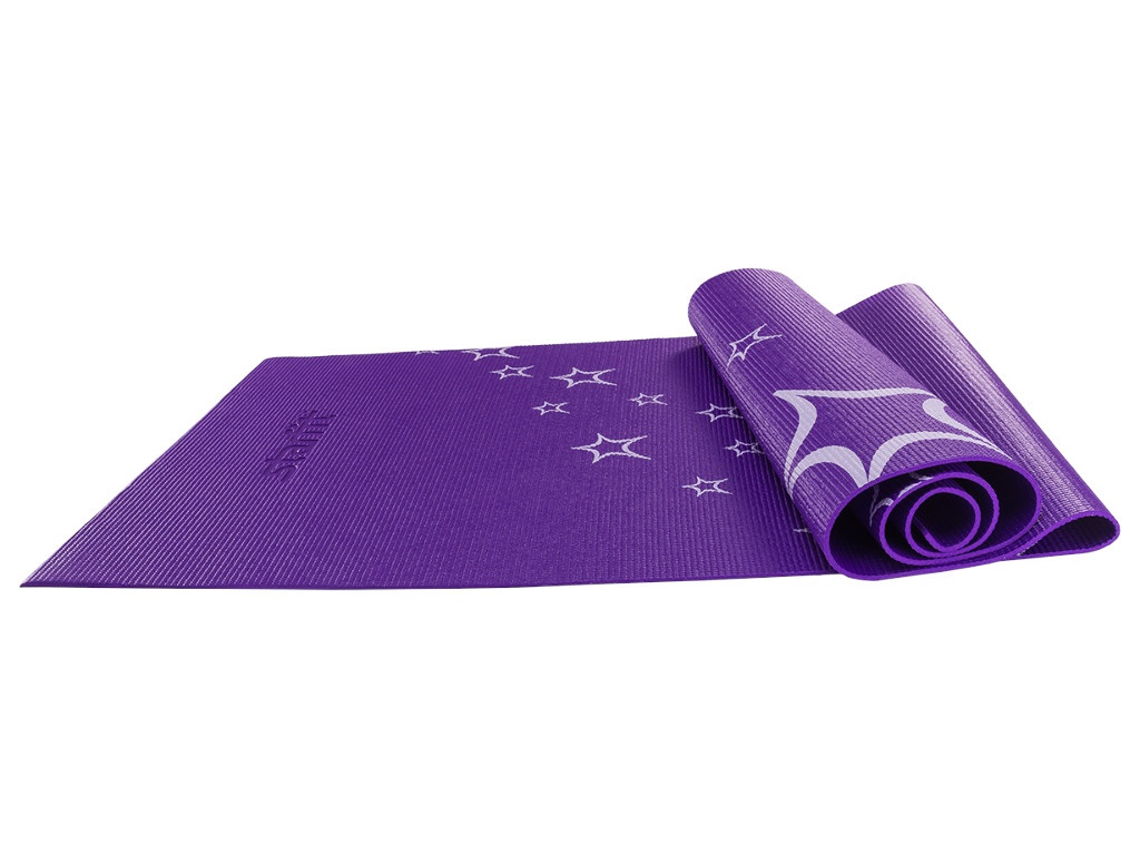 

Коврик для йоги Starfit FM-102 PVC 173x61x0.3cm Violet УТ-00008842, FM-102