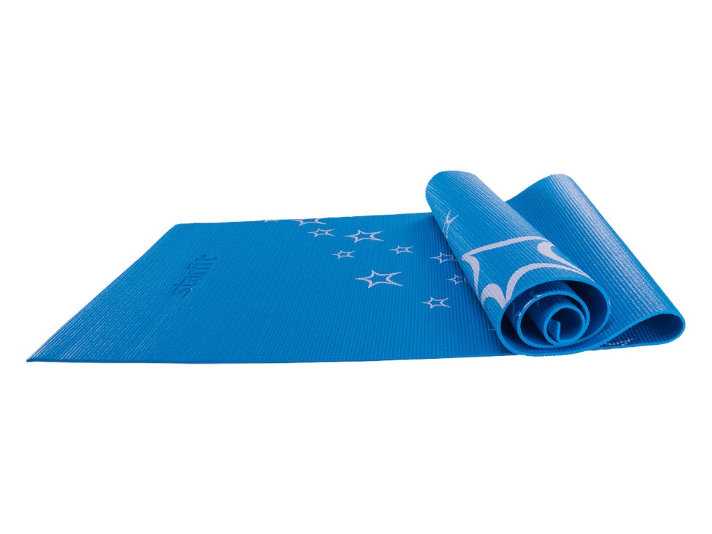 

Коврик для йоги Starfit FM-102 PVC 173x61x0.4cm Blue УТ-00007240, FM-102
