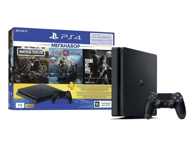 Игровая приставка Sony PlayStation 4 1Tb Black CUH-2208B + F DG/GOW/TLOU/PS+3M PS719350002