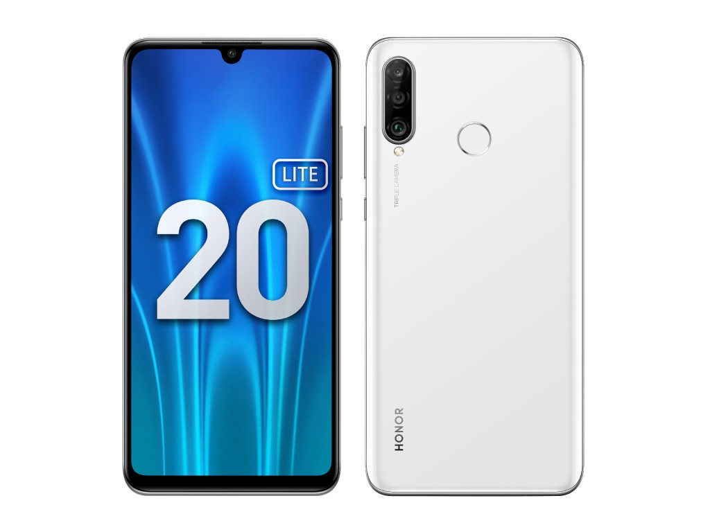 фото Сотовый телефон honor 20 lite 4/128gb (ru) pearl white