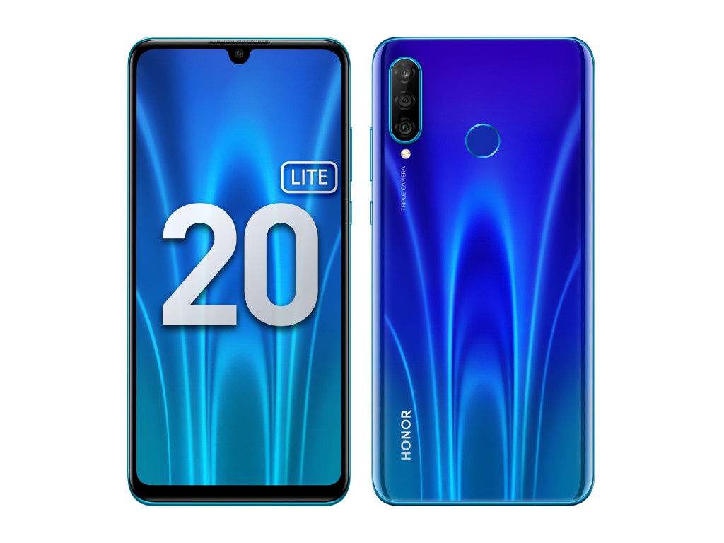 фото Сотовый телефон honor 20 lite 4/128gb sapphire blue