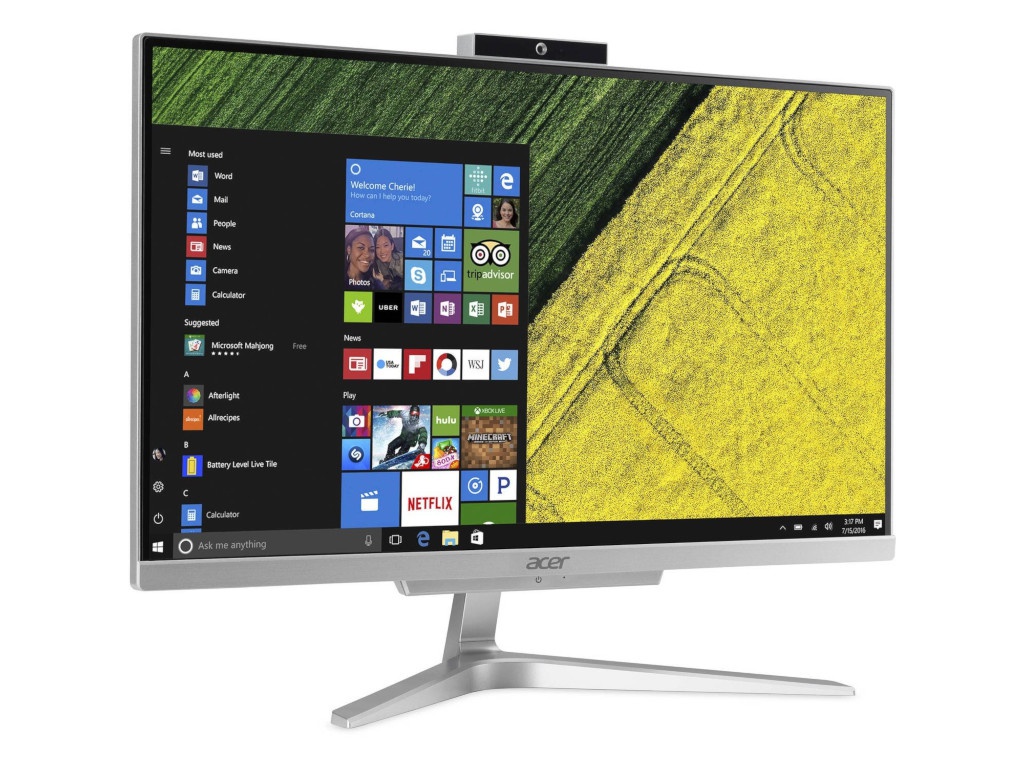 

Моноблок Acer Aspire C22-320 Silver DQ.BCQER.002 (AMD A6-9220e 1.6 GHz/4096Mb/1000Gb/AMD Radeon R4/Wi-Fi/Bluetooth/21.5/1920x1080/Windows 10 Home 64-bit), Aspire C22-320