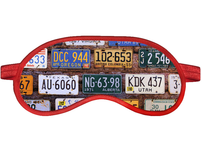 фото Маска для сна ratel travel license plates one size