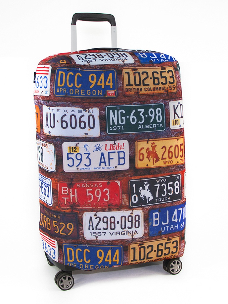 фото Чехол для чемодана ratel travel размер s license plates