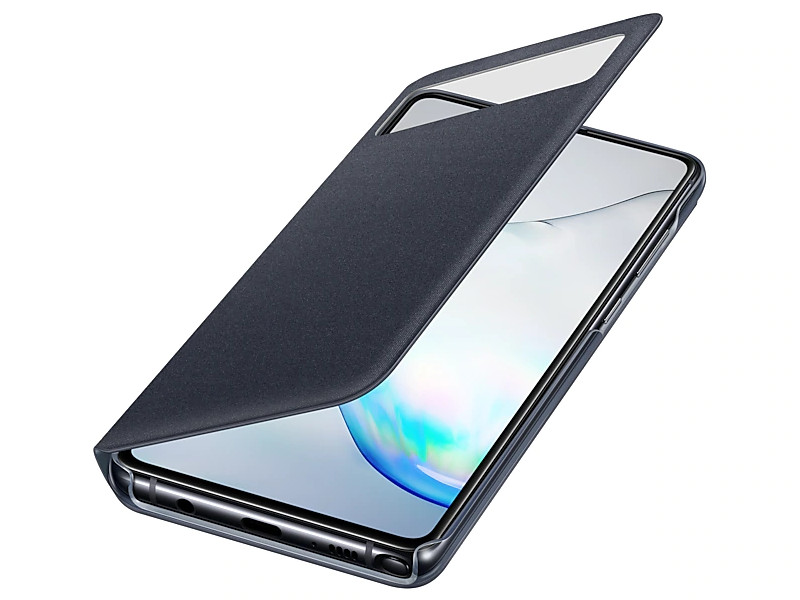 фото Чехол для samsung galaxy note 10 lite s view wallet cover black ef-en770pbegru