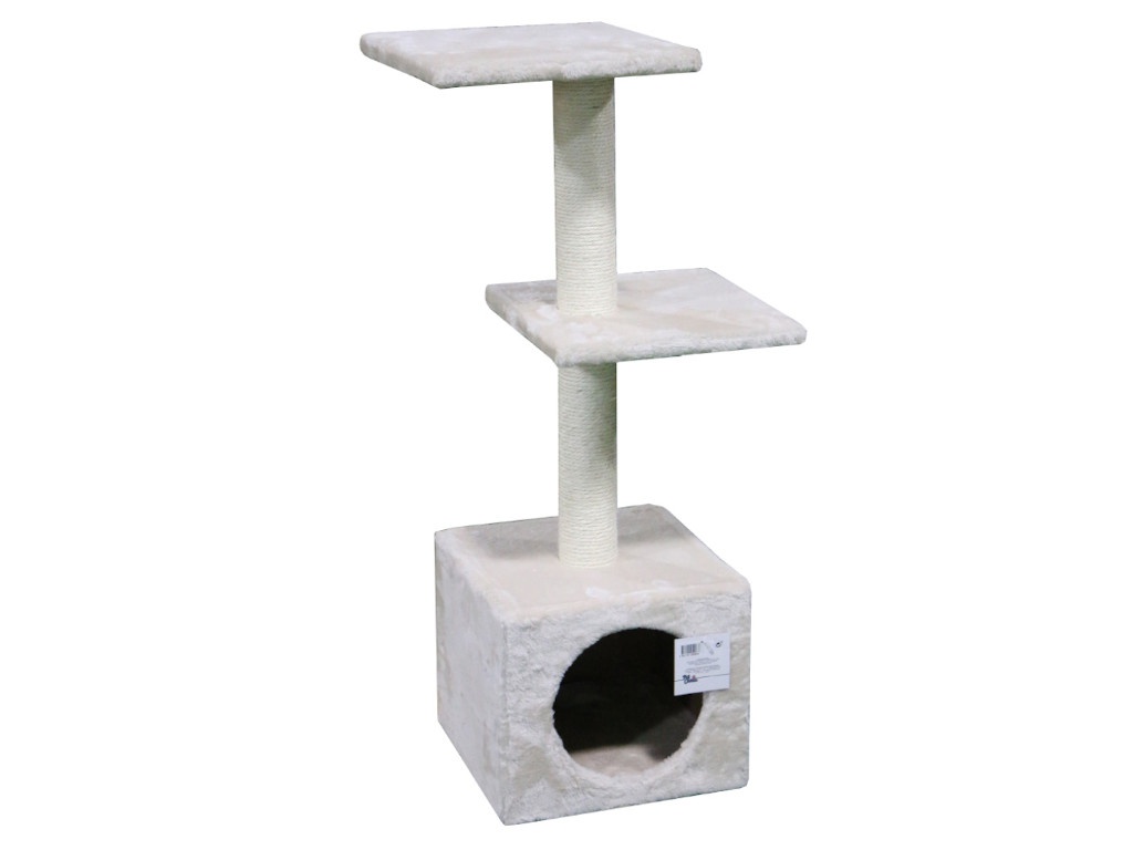 фото Когтеточка pet choice 30x30x88cm sbe812-cream