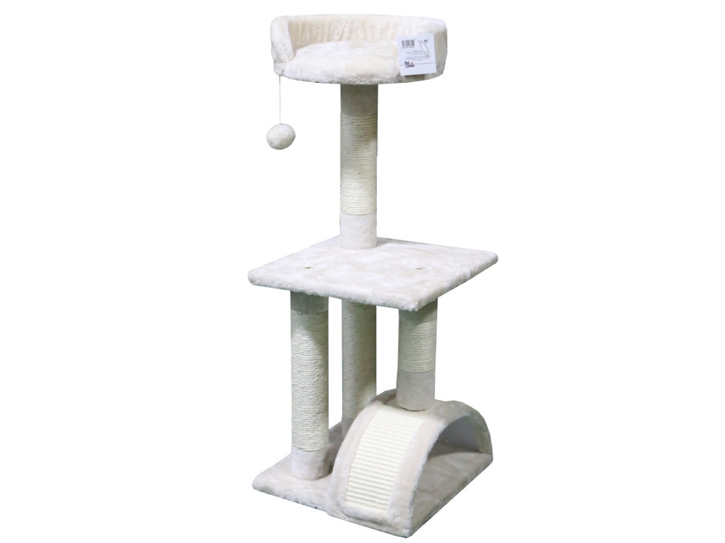 фото Когтеточка pet choice 36x36x85cm sbe892-cream