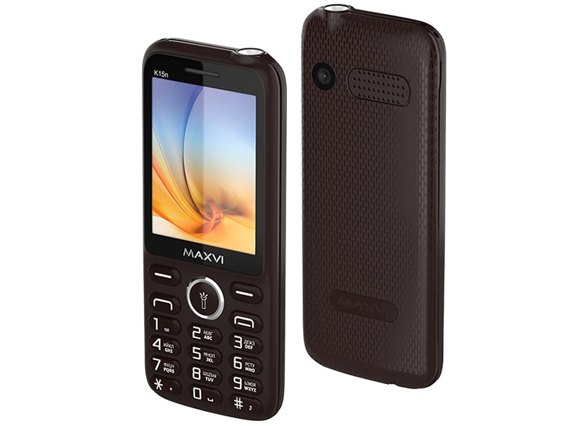 

Сотовый телефон Maxvi K15n Brown, K15n