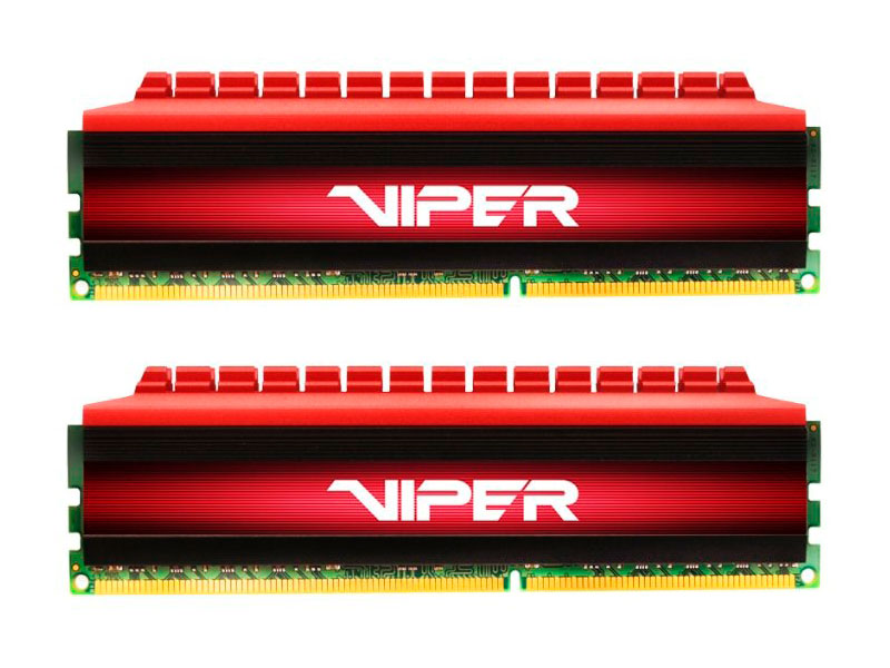 Модуль памяти Patriot Memory Viper 4 DDR4 UDIMM 3200MHz PC4-25600 CL16 - 32Gb KIT (2x16Gb) PV432G320C6K patriot viper 4 series 2x16gb ddr4 pc4 25600 pv432g320c6k