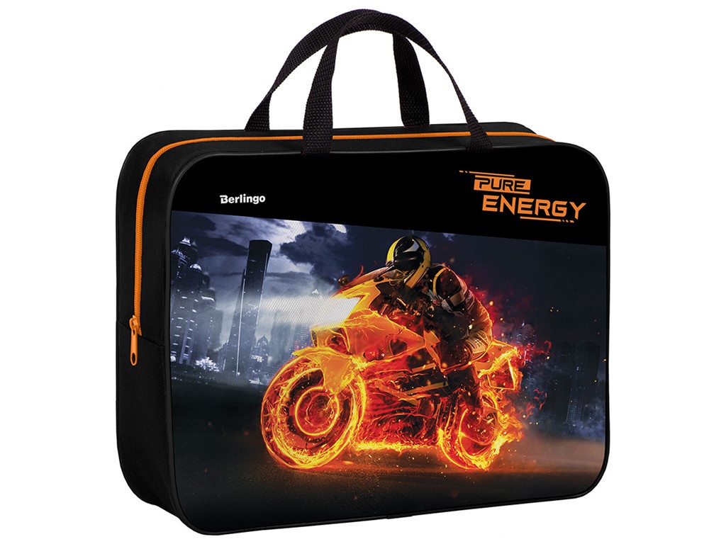 

Папка Berlingo Energy A4 350x265x80mm 1 отделение, текстиль, на молнии FB70-010, FB70-010