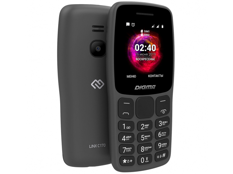 Сотовый телефон DIGMA LINX C170 Graphite