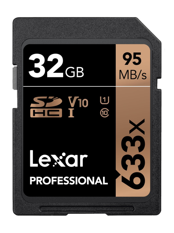 фото Карта памяти 32gb - lexar secure digital hc 663x class 10 uhs-i lsd32gcb1eu633