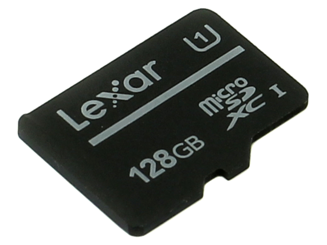 фото Карта памяти 128gb - lexar micro secure digital xc class 10 uhs-i lfsdm10-128abc10