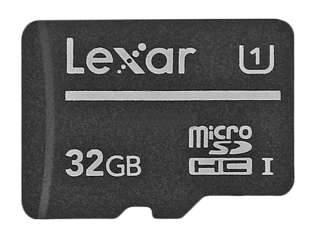 фото Карта памяти 32gb - lexar micro secure digital hc class 10 uhs-i lfsdm10-32gabc10