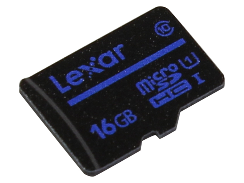 фото Карта памяти 16gb - lexar micro secure digital hc class 10 uhs-i lfsdm10-16gabc10