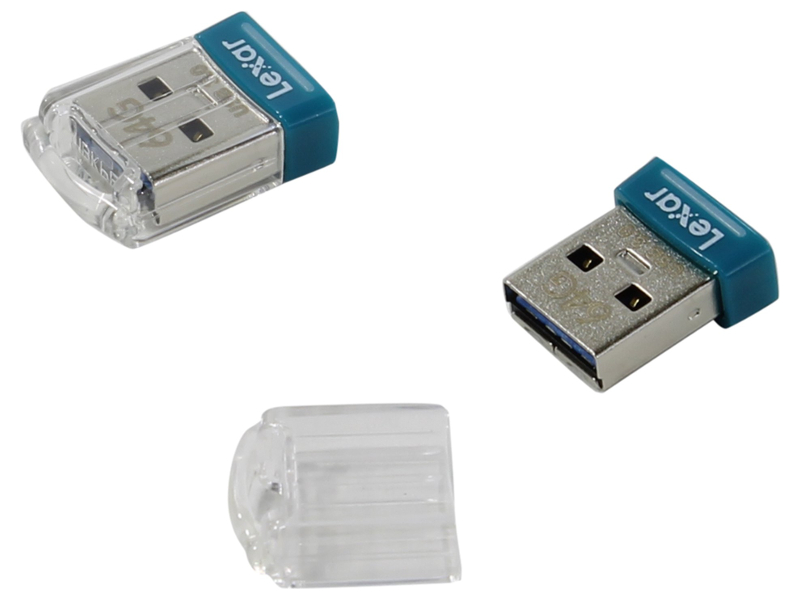 фото Usb flash drive 64gb - lexar jumpdrive s45 mini ljds45-64gabeu