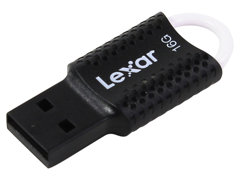 фото Usb flash drive 16gb - lexar usb jumpdrive v40 black-white ljdv40-16gab