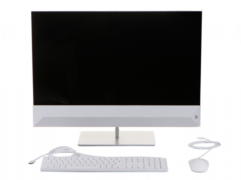 фото Моноблок hp pavilion 27-xa0091ur white 7ju31ea (intel core i3-9100t 3.1 ghz/4096mb/128gb ssd/intel hd graphics/wi-fi/bluetooth/cam/27.0/1920x1080/windows 10 home 64-bit) hp (hewlett packard)