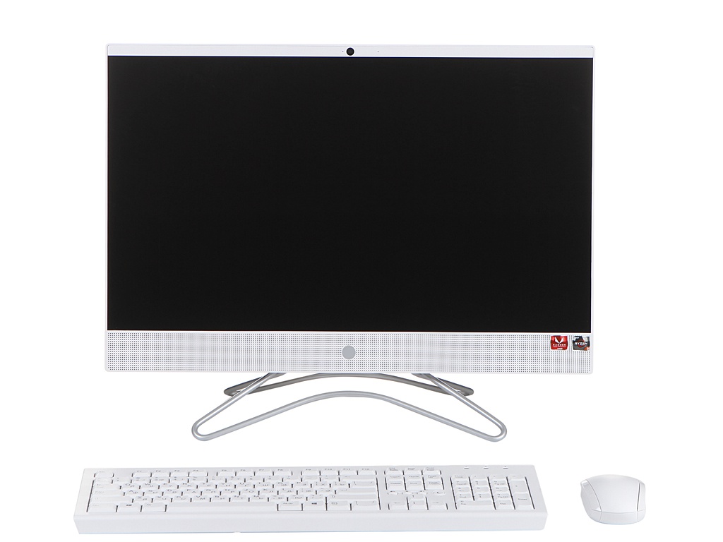 фото Моноблок hp 24-f1005ur white 6pe73ea (amd ryzen 3 3200u 2.6 ghz/8192mb/1000gb + 128gb ssd/amd radeon vega 3/wi-fi/bluetooth/cam/23.8/1920x1080/windows 10 home 64-bit) hp (hewlett packard)