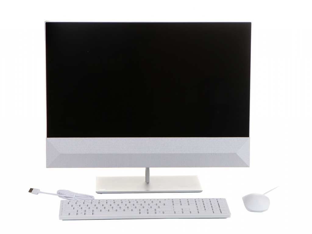 фото Моноблок hp pavilion 24-xa0048ur white 7kh19ea (intel core i3-9100t 3.1 ghz/4096mb/128gb ssd/intel hd graphics/wi-fi/bluetooth/cam/23.8/1920x1080/windows 10 home 64-bit) hp (hewlett packard)