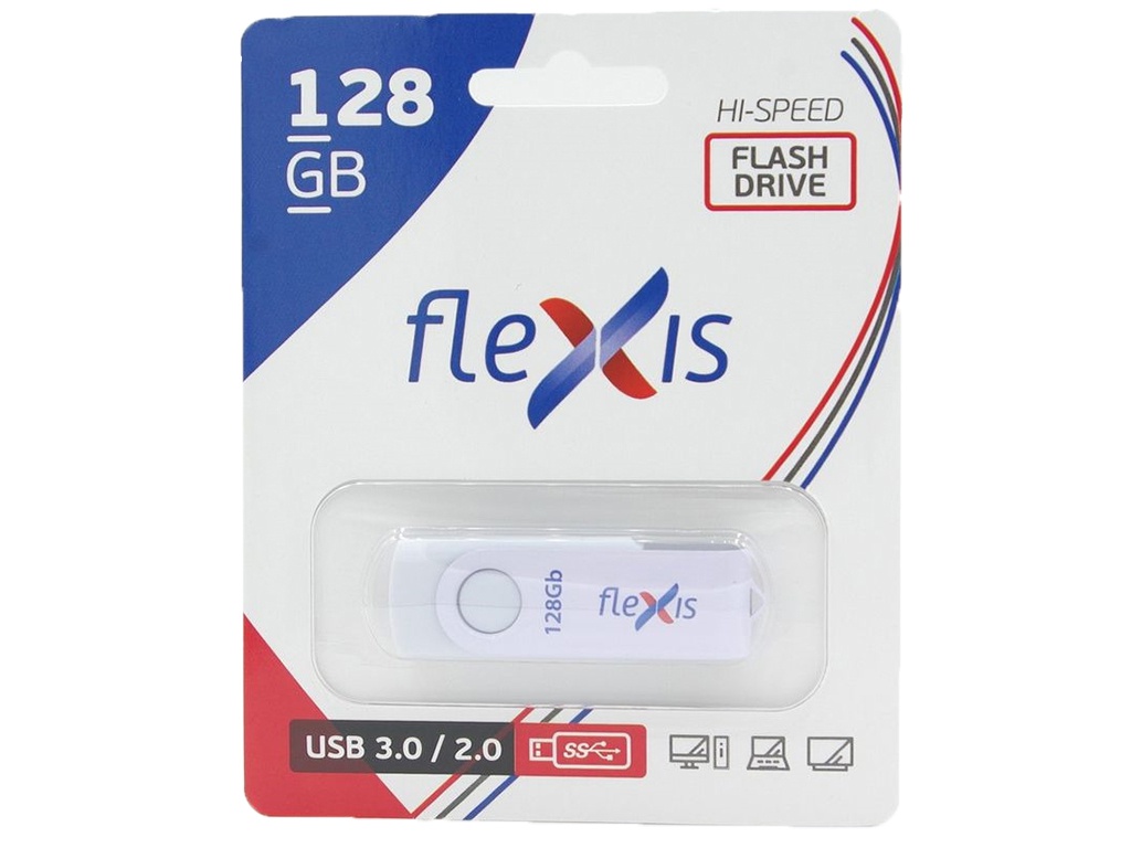 

USB Flash Drive 128Gb - Flexis RW-101 FUB30128RW-101, RW-101