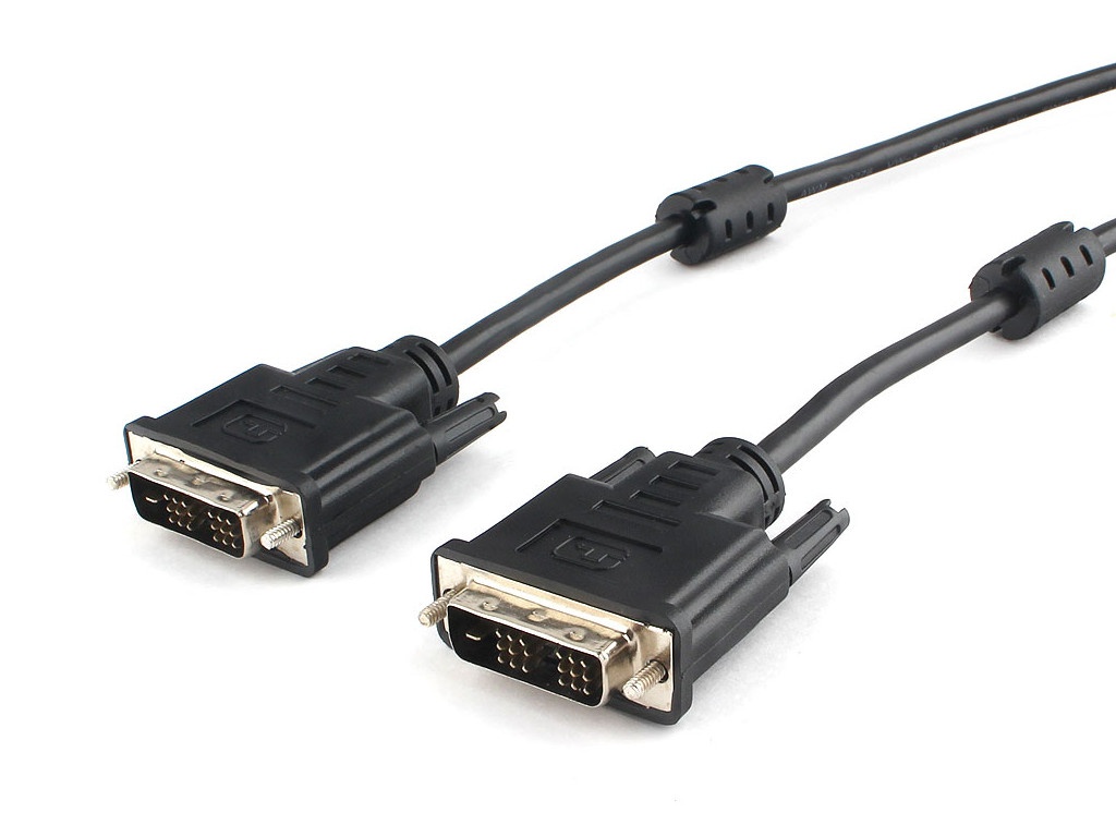 цена Аксессуар Gembird Cablexpert DVI-D Single Link 19M/19M 1.8m Black CC-DVIL-BK-6