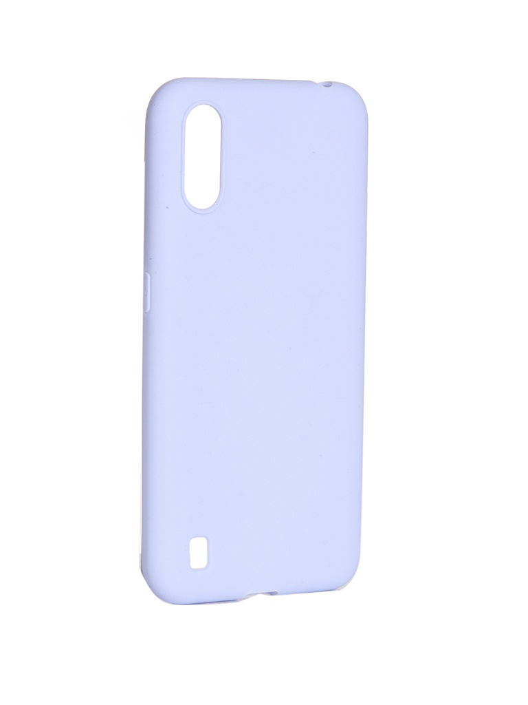 Чехол Pero для Samsung Galaxy A01 Soft Touch Light Blue CC01-A01OB