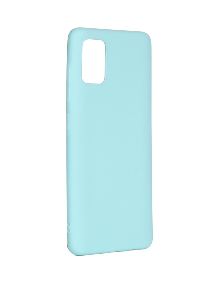 фото Чехол pero для samsung galaxy a51 soft touch turquoise сс01-a51с