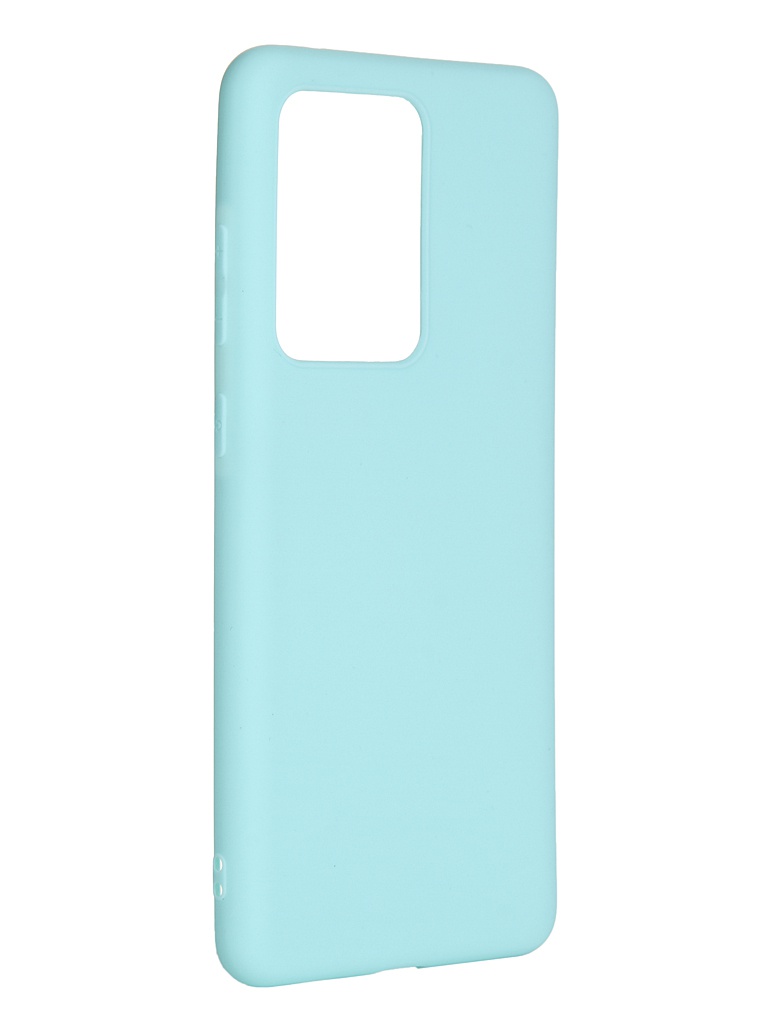 фото Чехол pero для samsung galaxy s20 ultra soft touch turquoise сс01-s20uс