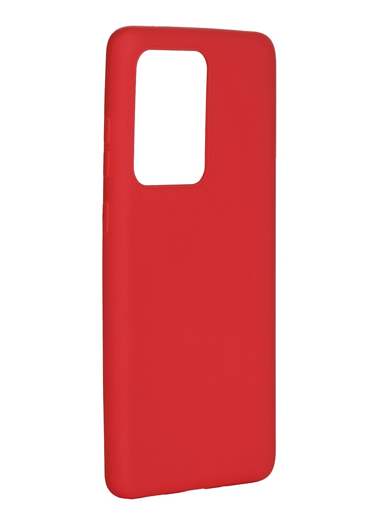 фото Чехол pero для samsung galaxy s20 ultra soft touch red cc01-s20ur