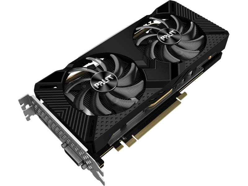 

Видеокарта Palit GeForce RTX 2060 Super Dual 1470Mhz PCI-E 3.0 8192Mb 14000Mhz 256 bit DVI HDMI DP NE6206S018P2-1160A, NE6206S018P2-1160A