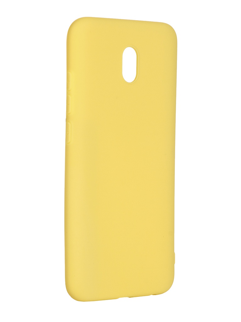 фото Чехол pero для xiaomi redmi 8a soft touch yellow cc01-r8ay